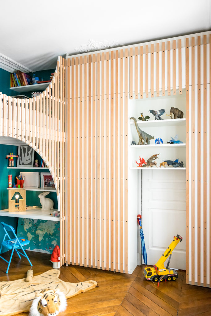 Création d'une cabane dans une chambre d'enfants - Maéma Architectes